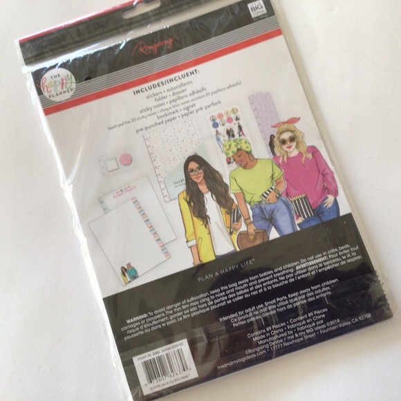 THE HAPPY PLANNER FASHION THEMED PLANNER ACCESSORY KIT NWT - Picture 2 of 10